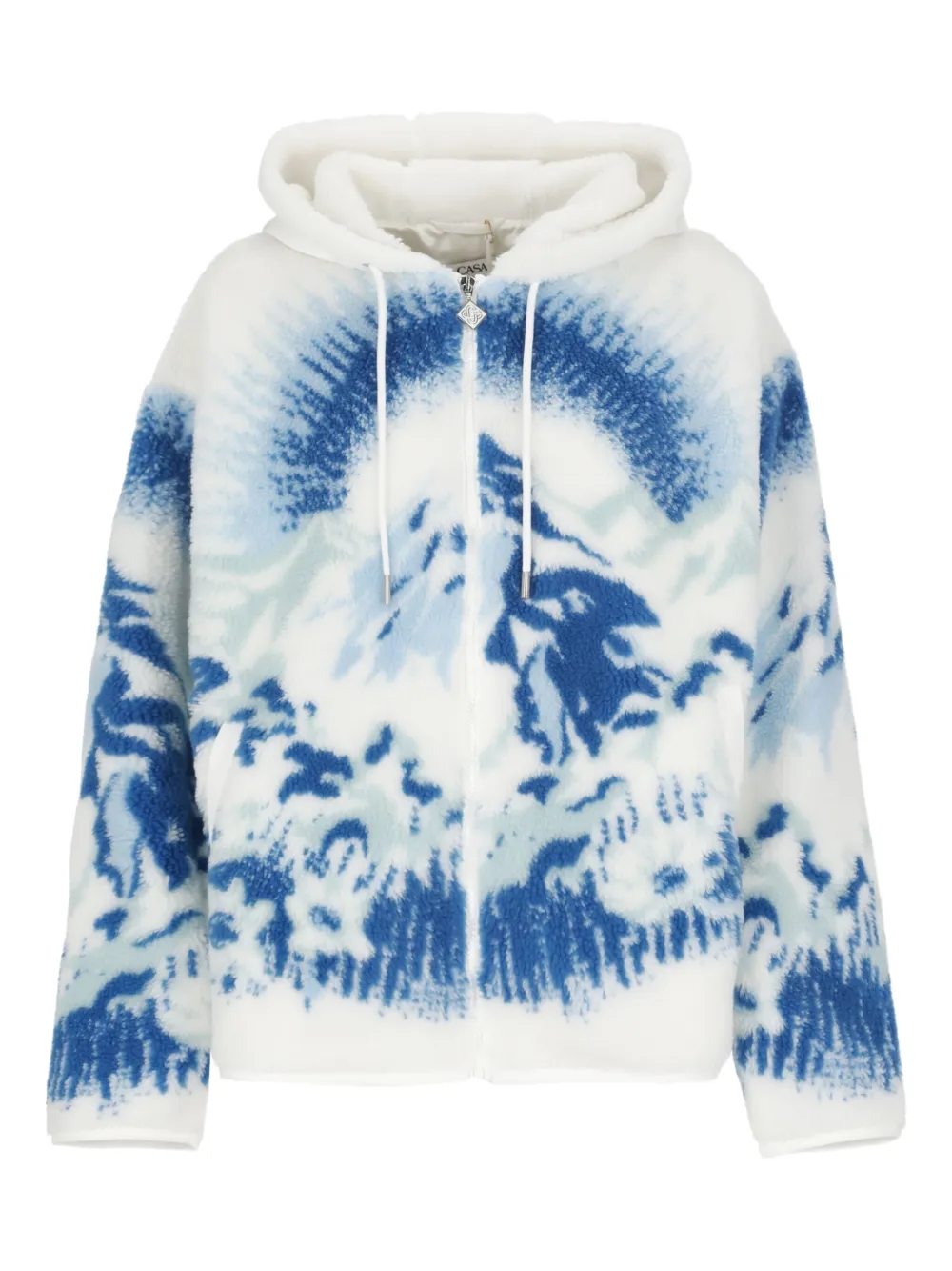 Casablanca graphic-print hoodie front
